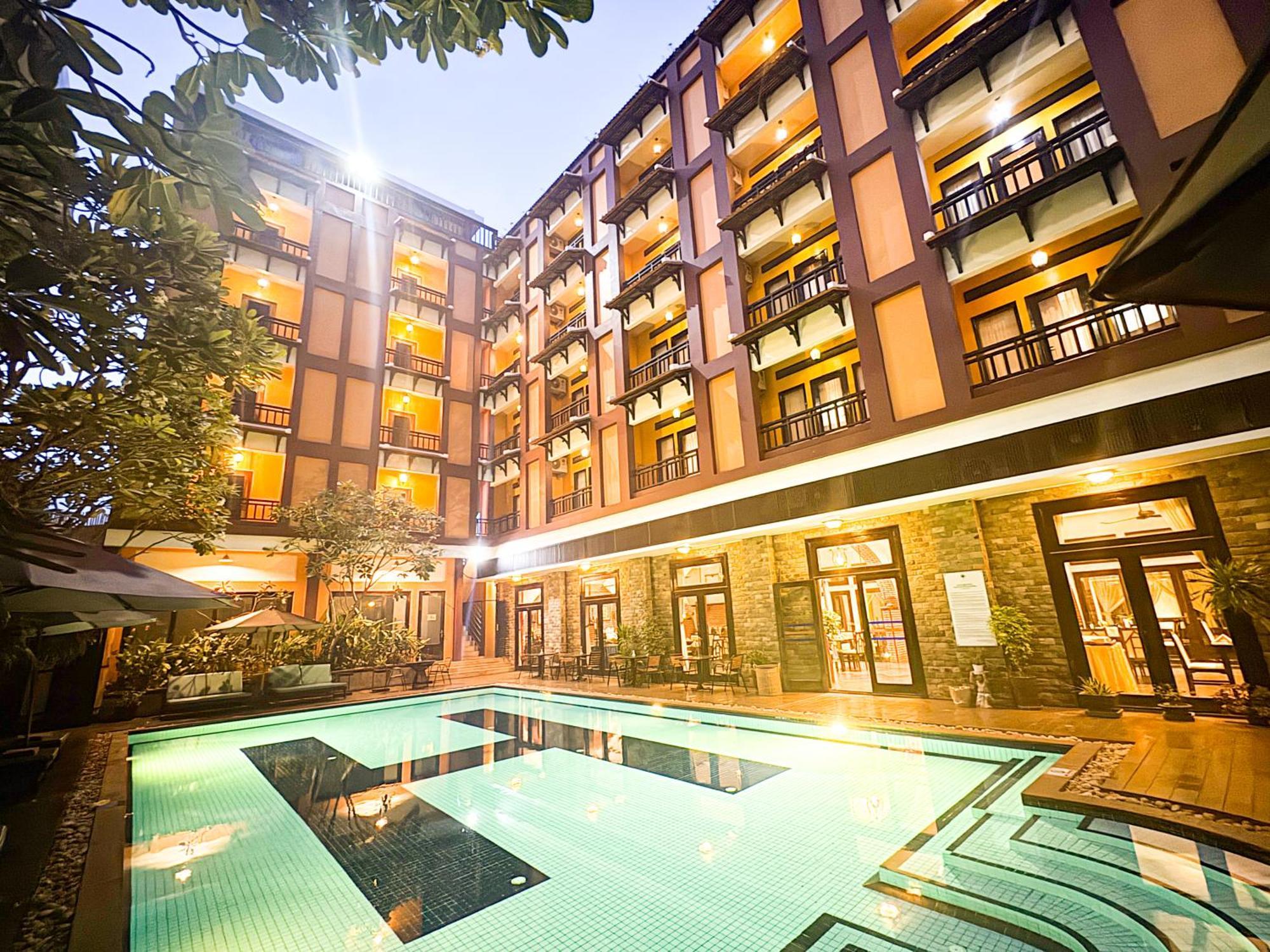 Sokchea Angkor Hotel Siem Reap Bagian luar foto